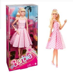 Barbie The Movie Collectible Doll-Margot Robbie as Barbie in Pink Gingham Dress